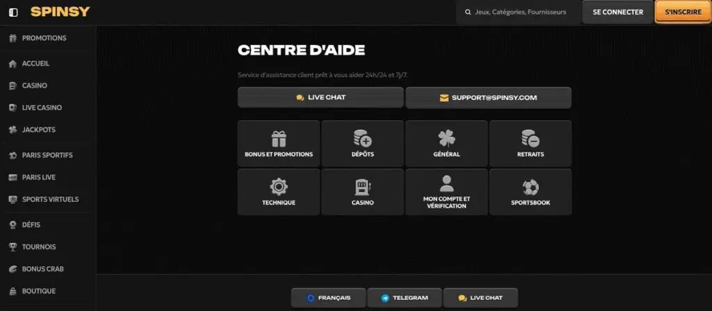 Centre d'aide de Spincy