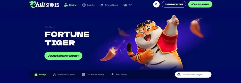 Le Fortune Tiger de ChiliStakes