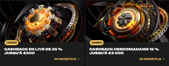 Le cashback de Spincy
