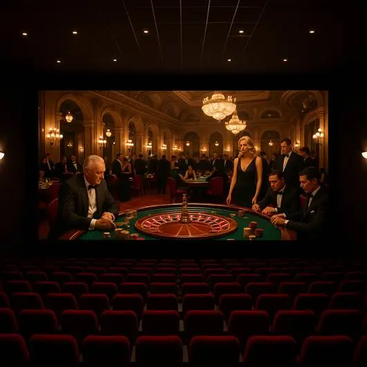 Scene de casino au cinema
