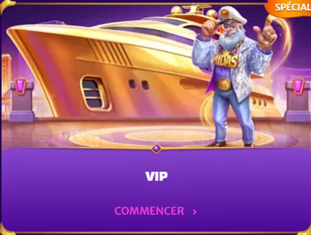 Le Club VIP de MidasLuck