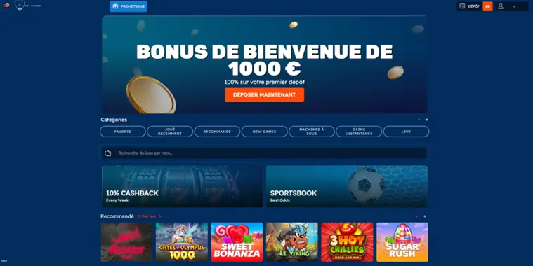 Le design du casino Bof
