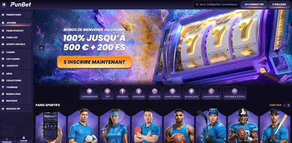 Le design du casino FunBet