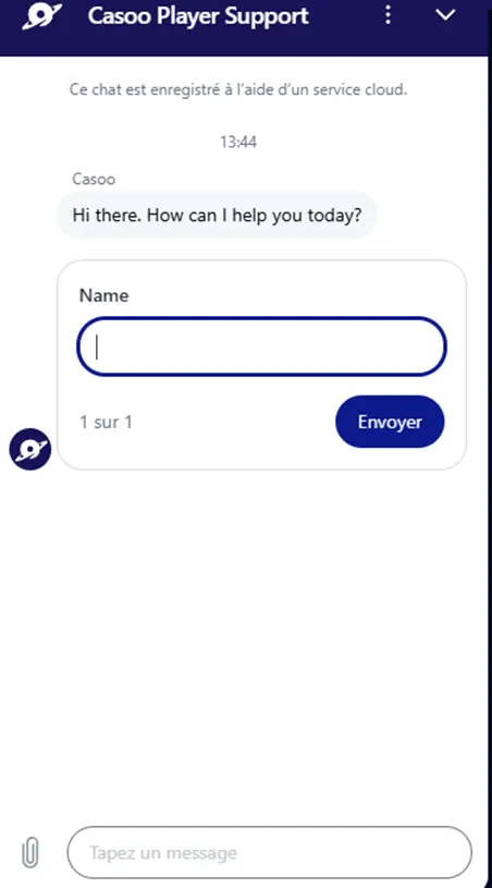 Service client et support de Casoo