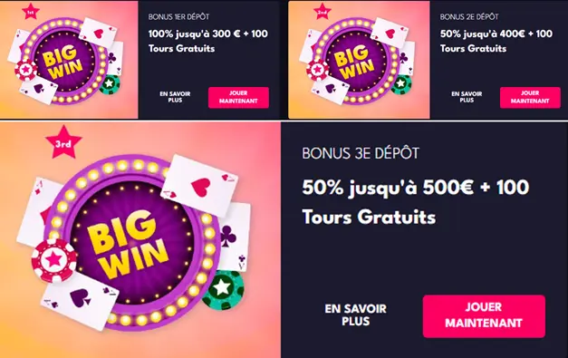 Bonus de bienvenue de allstarz casino