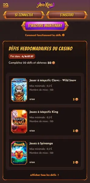 Abuking sur mobile