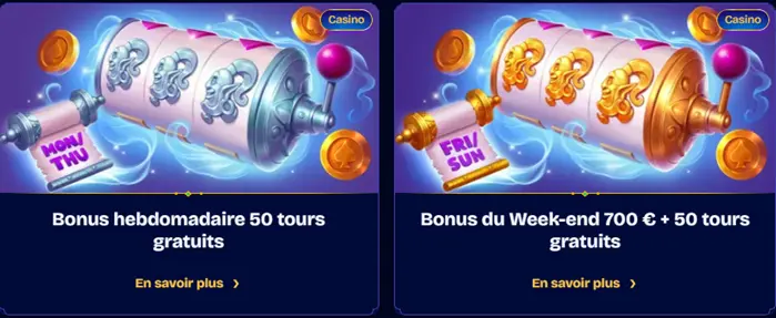 Boonus hebdo de WishWin