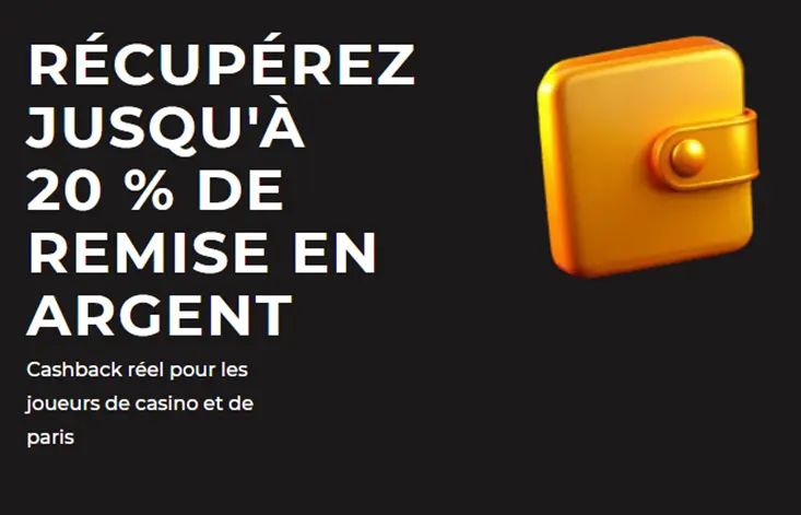 Cashback hebdomadaire Spinstar