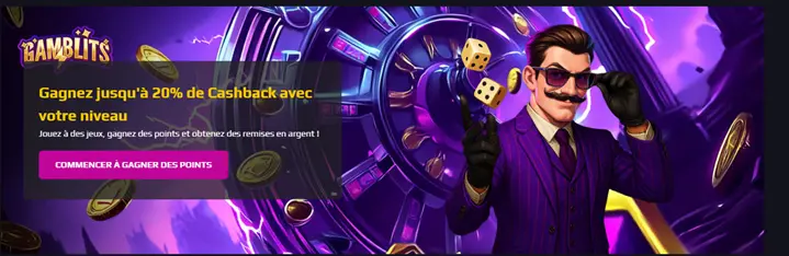 Le Club VIP du casino Gamblits