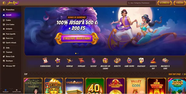 Le casino AbuKing avis