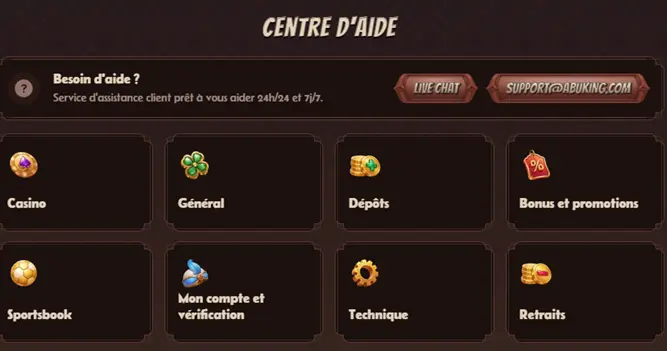 Le Centre d'aide d'Abuking
