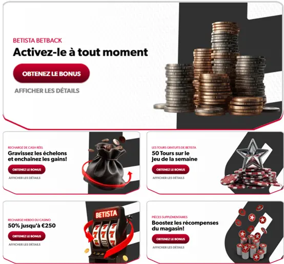 Bonus Betista casino