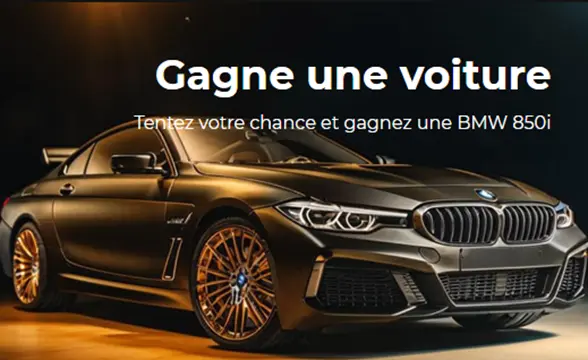 Gagne une voiture sur le casino Spinstar