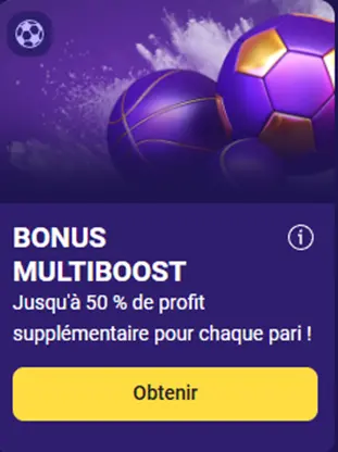 Le bonus multiboost de Li.Bet