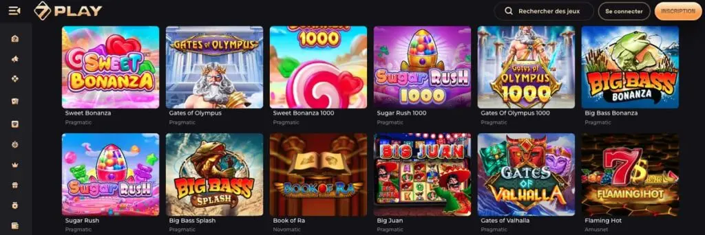Les jeux de casino sur SevenPlay