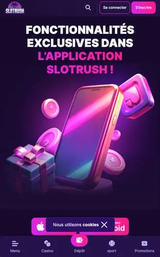 L'application du casino Slot Rush