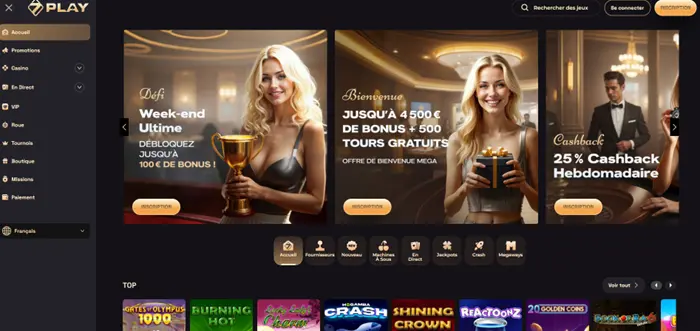 Le design deu casino SevenPlay