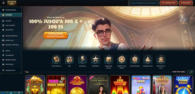 Avis sur MonsterWin
