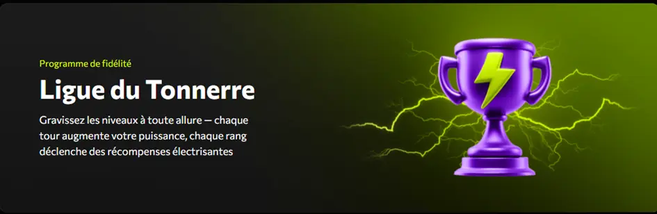 Club VIP ligue du tonnerre de Instasino
