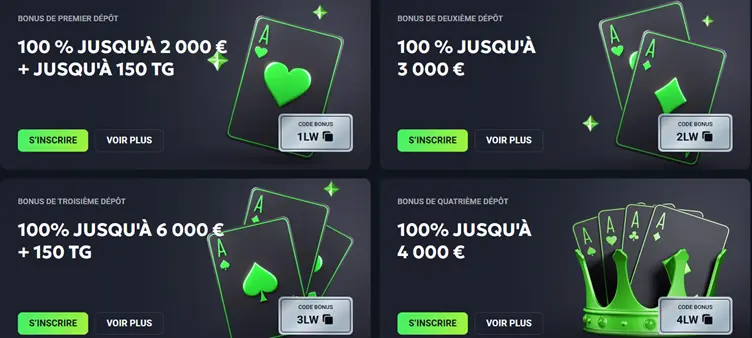 Pack de bienvenue de Luckywave