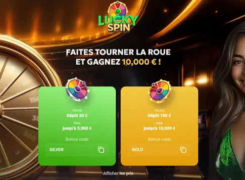 La roue de la fortune de Luckywave