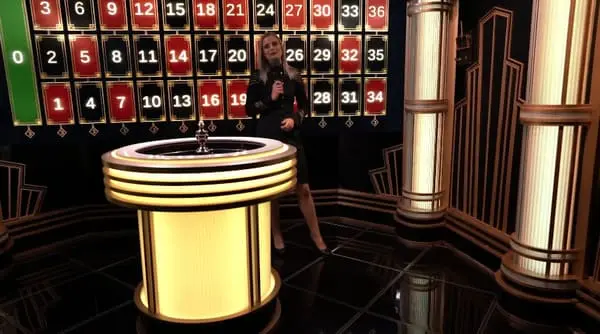 Le Live Casino avec la lightning roulette d'Evolution Gaming