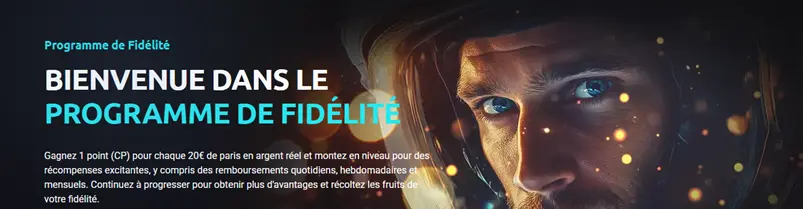 Programme de fidelite du casino Nova Dreams