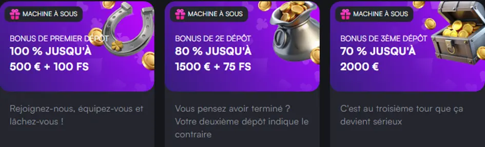 Pack de bienvenue de TrueLuck
