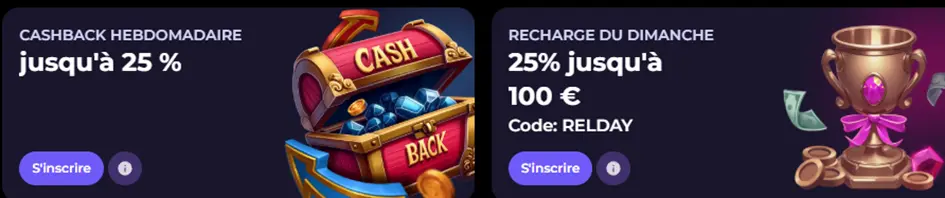 Bettyspin cashback hebdomadaire