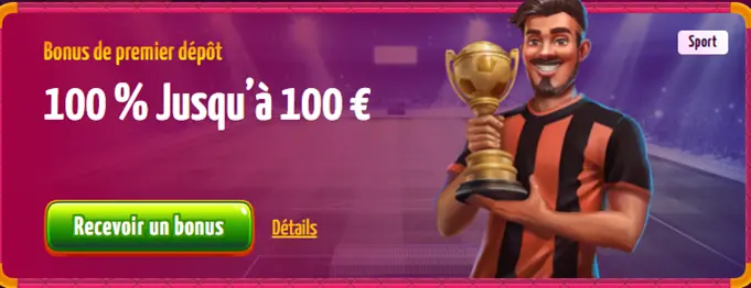 Offre bienvenue Sport Joker8