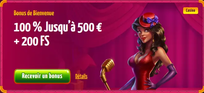 Joker8 Bonus de bienvenue 500€