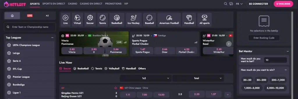 Hotloot Paris sportifs