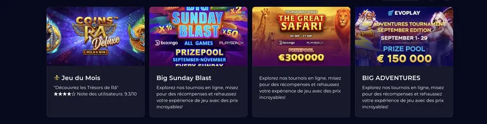Le casino Party Spinz