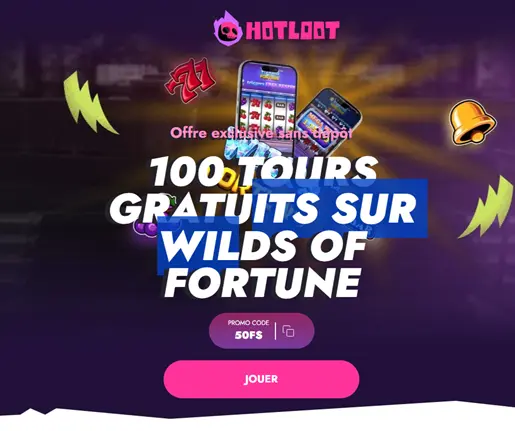 HotLoot Casino bonus sans dépôt