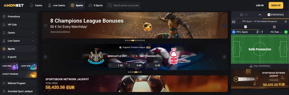 AmonBet sport