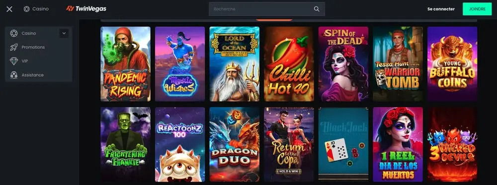 Les nouveautés TwinVegas