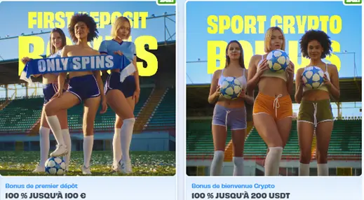 OnlySpins bonus sport