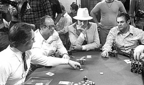 Bill Boyd en pleine partie de poker 