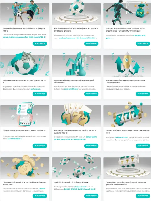 Spinoli toutes les promotions