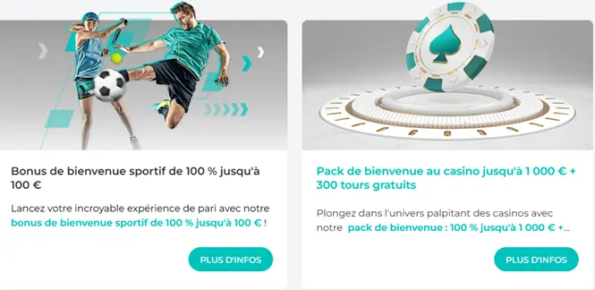 Spinoli bonus de bienvenue