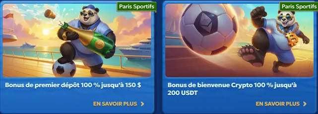Bonus sport de Pandido casino