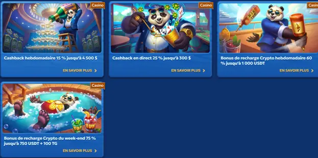 Promotions Pandido Casino