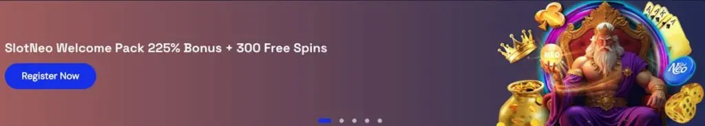 Bonus de bienvenue SlotNeo Casino