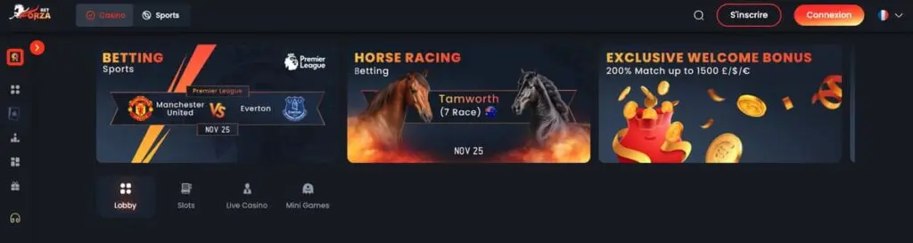 Accueil casino Forza.Bet