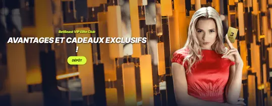 BetBeast Club d'élite VIP