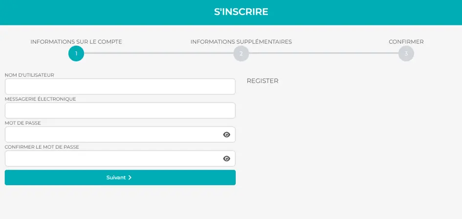 S'inscrire sur Merlin Casino