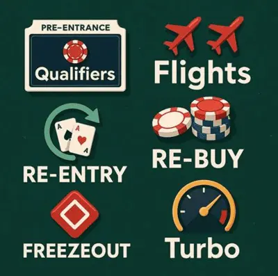 Les formats de tournois de poker