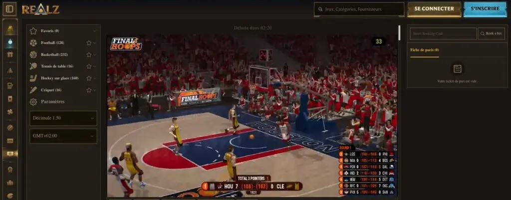 Realz casino paris sportif et sport virtuel