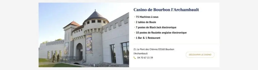 Casino de Bourbon-l’Archambault - Vikings Casino