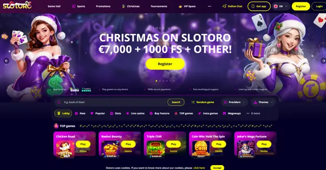 Slotoro avis et test du casino en ligne
